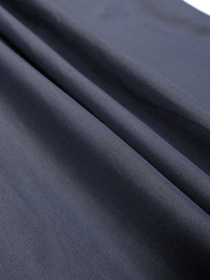 FINX COTTON CHAMBRAY DENIM SHIRTS｜NAVY