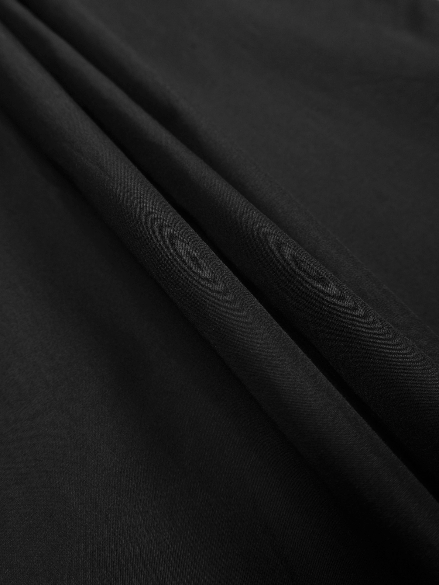 FINX COTTON CHAMBRAY DENIM SHIRTS｜BLACK