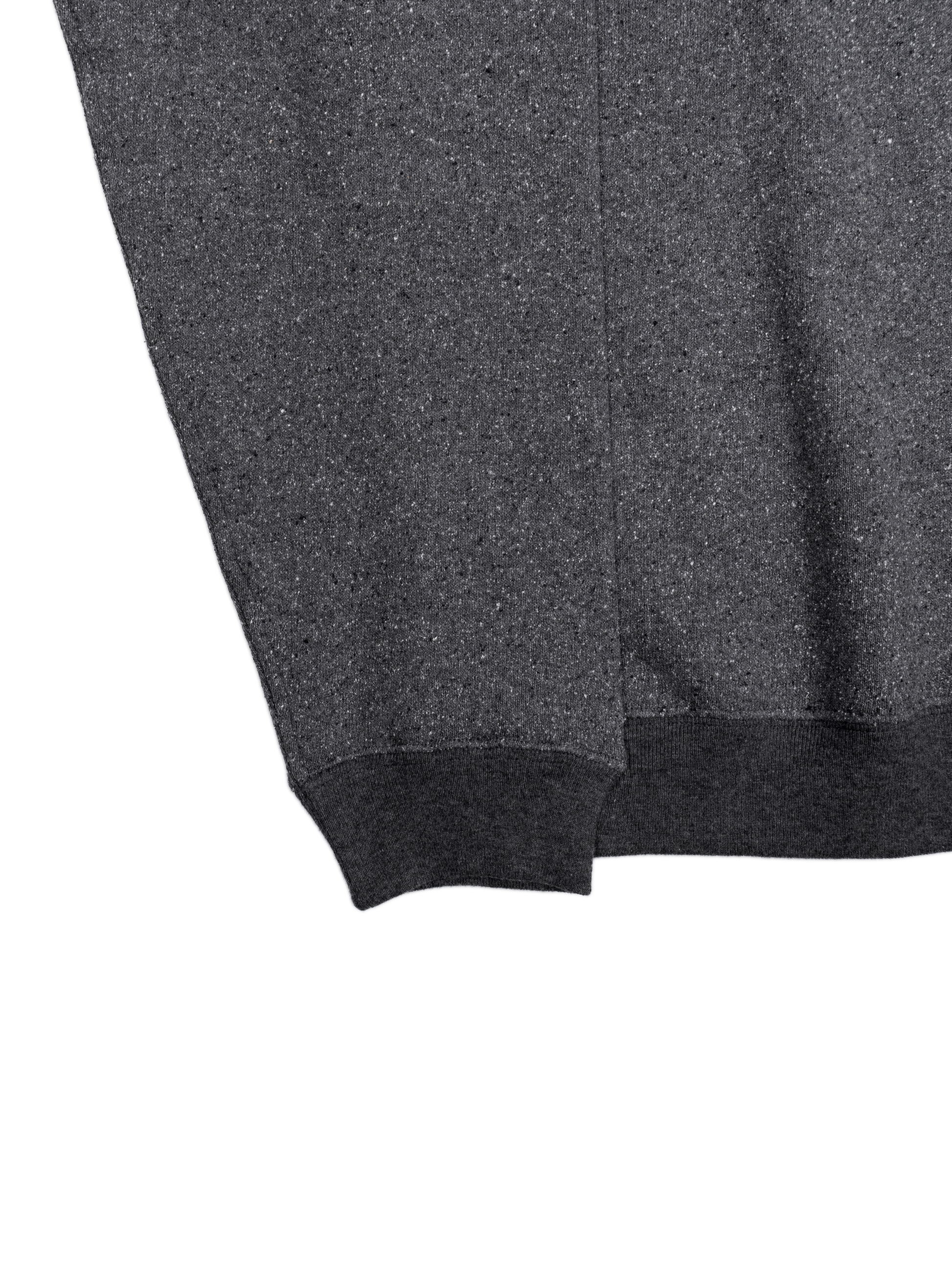 SILK/COTTON LOOPBACK FLEECE SWEAT SHIRTS|TOP GRAY – Cornier SILK/COTTON LOOPBACK FLEECE SWEAT SHIRTS|TOP GRAY – Cornier