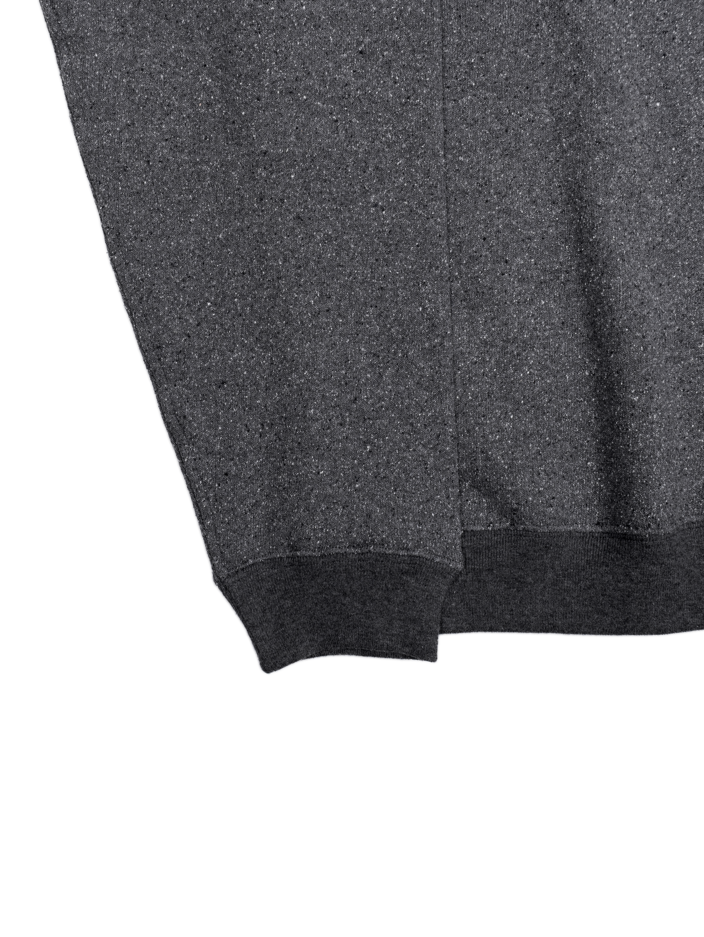 SILK/COTTON LOOPBACK FLEECE SWEAT SHIRTS｜TOP GRAY
