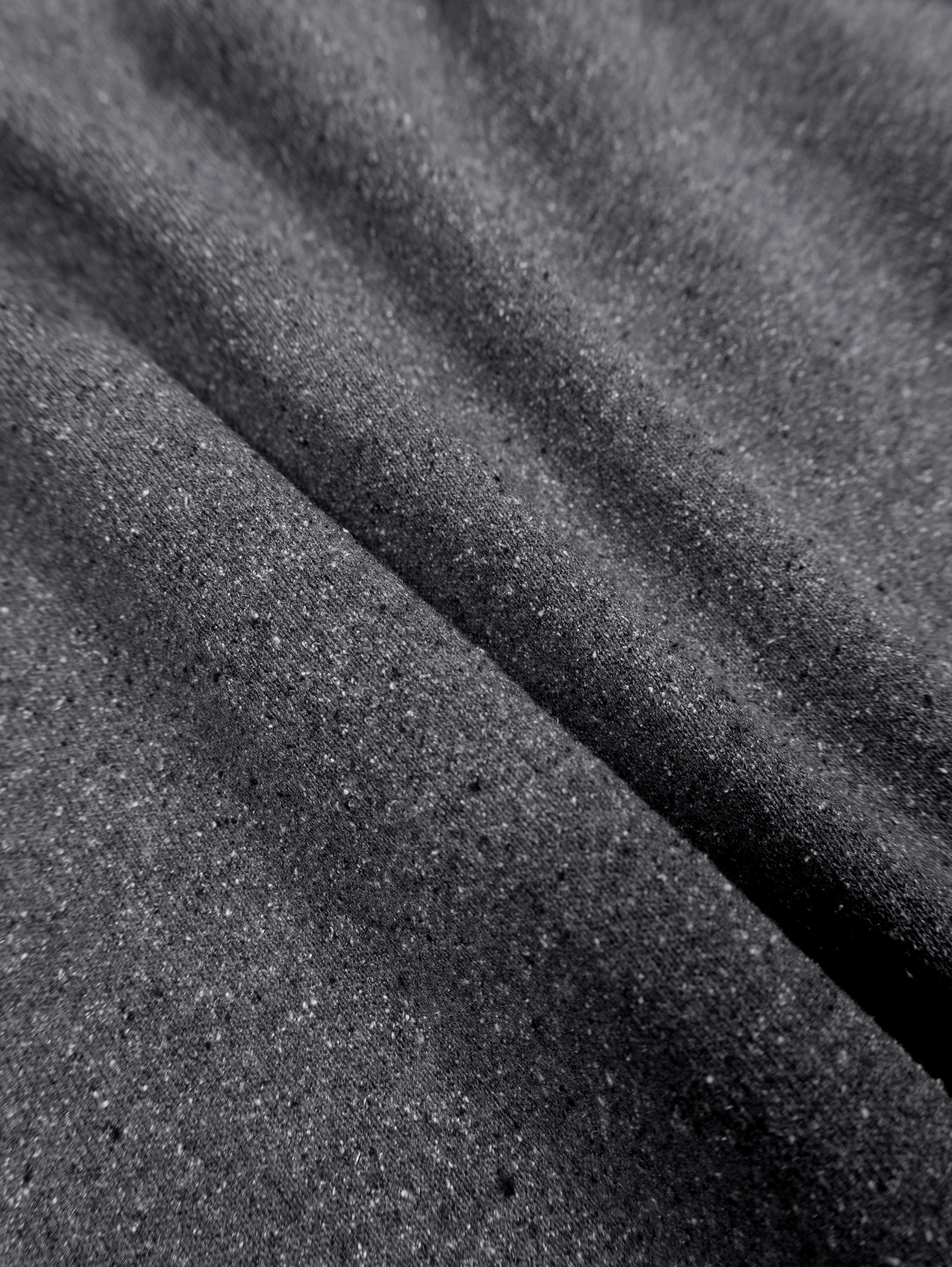 SILK/COTTON LOOPBACK FLEECE SWEAT SHIRTS｜TOP GRAY