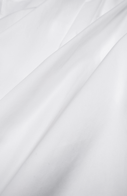 FINX COTTON TWILL REGULAR SHIRTS｜WHITE