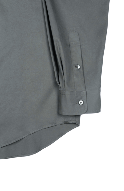 FINX COTTON TWILL REGULAR SHIRTS｜GRAY