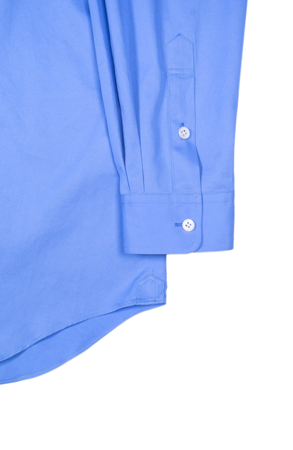 FINX COTTON TWILL REGULAR SHIRTS｜SAXE BLUE