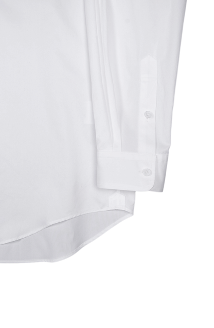 FINX COTTON TWILL REGULAR SHIRTS｜WHITE