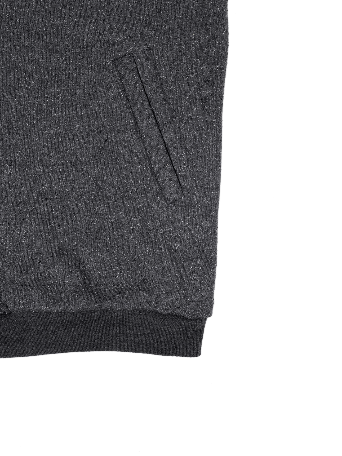 SILK/COTTON LOOPBACK FLEECE HALF ZIP SHIRTS｜TOP GRAY