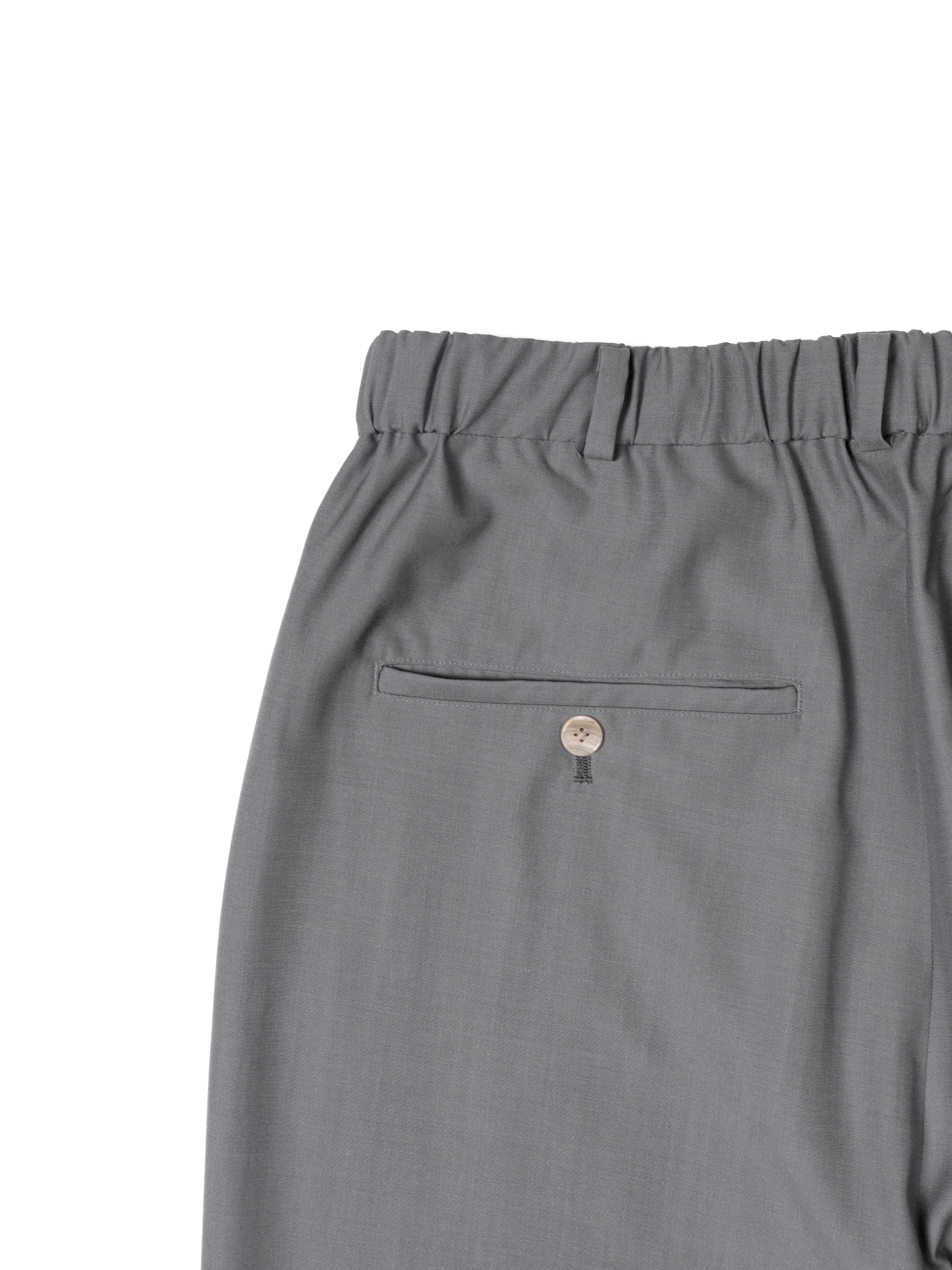 Super130's WORSTED WOOL TROPICAL EASY PANTS|LIGHT GRAY – Cornier Super130's WORSTED WOOL TROPICAL EASY PANTS|LIGHT GRAY – Cornier