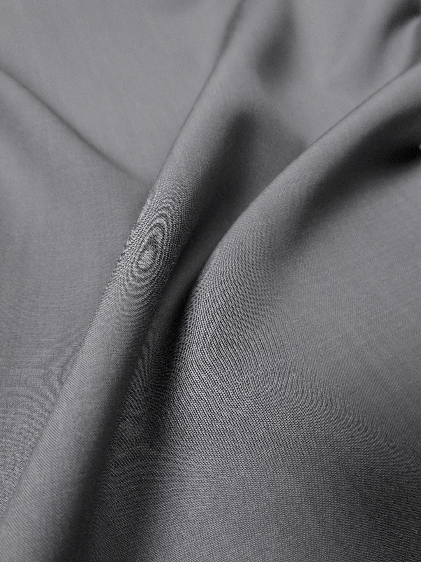 Super130's WORSTED WOOL TROPICAL EASY PANTS｜LIGHT GRAY