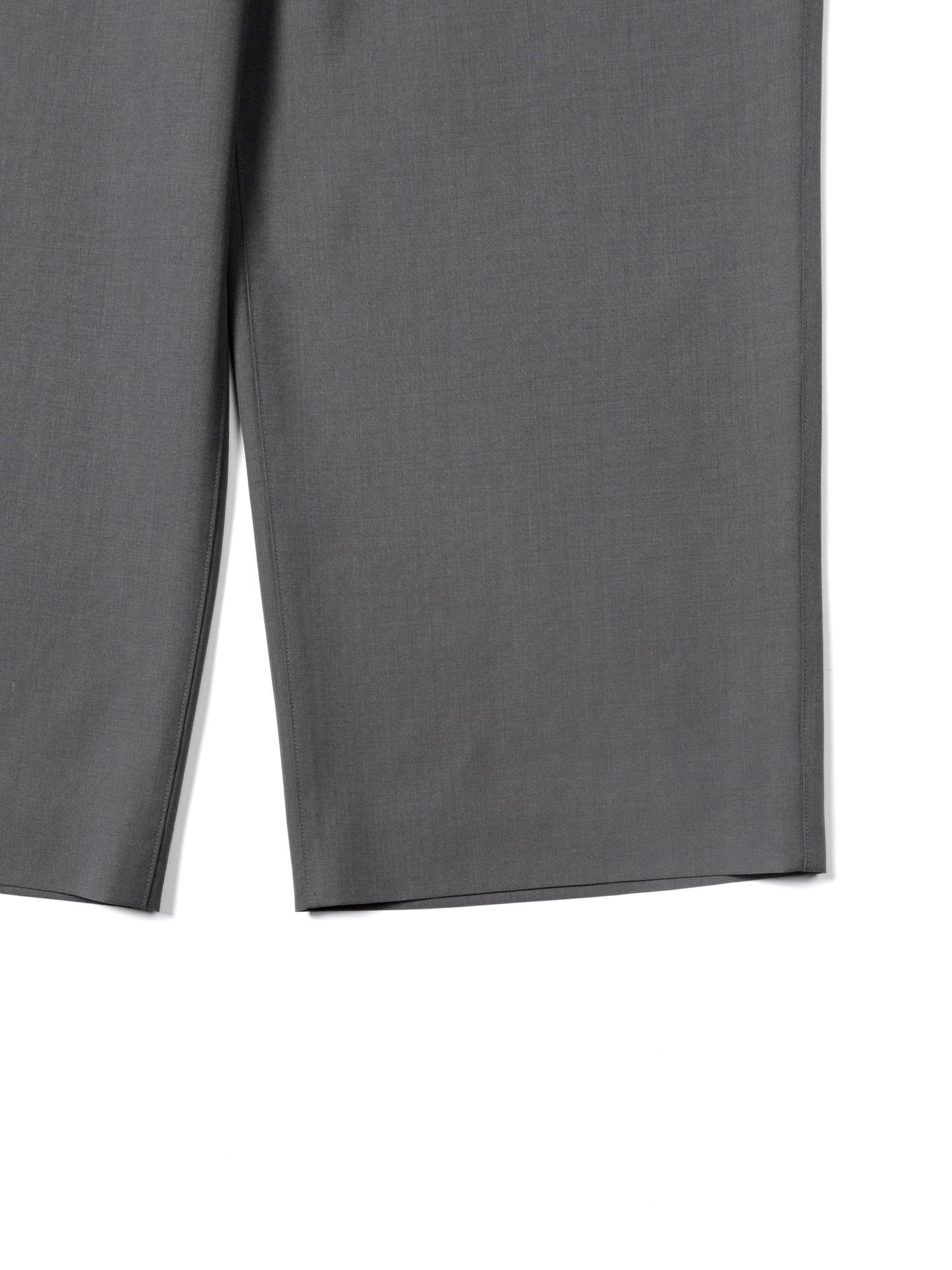 Super130's WORSTED WOOL TROPICAL EASY PANTS｜ASH TAUPE