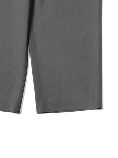 Super130's WORSTED WOOL TROPICAL EASY PANTS｜ASH TAUPE