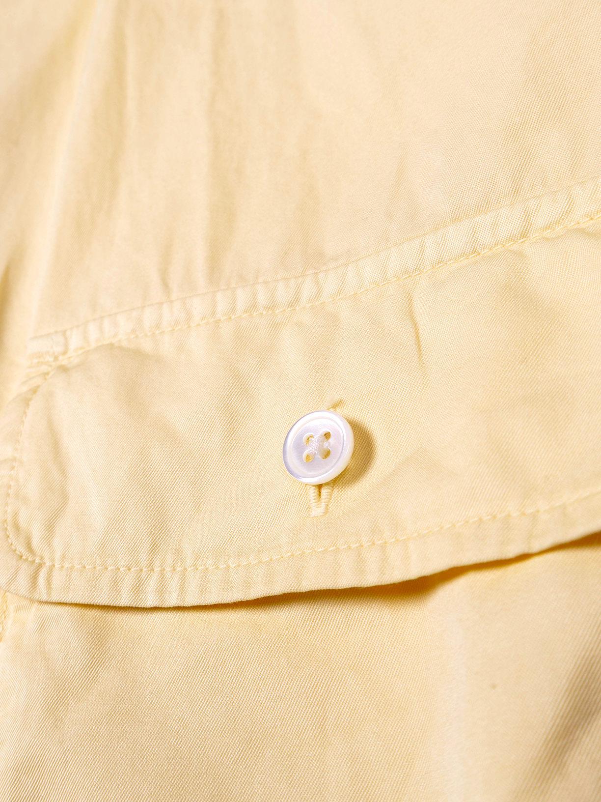 FINX COTTON GARMENT DYED DOUBLE POCKET SHIRTS|YELLOW – Cornier FINX COTTON GARMENT DYED DOUBLE POCKET SHIRTS|YELLOW – Cornier