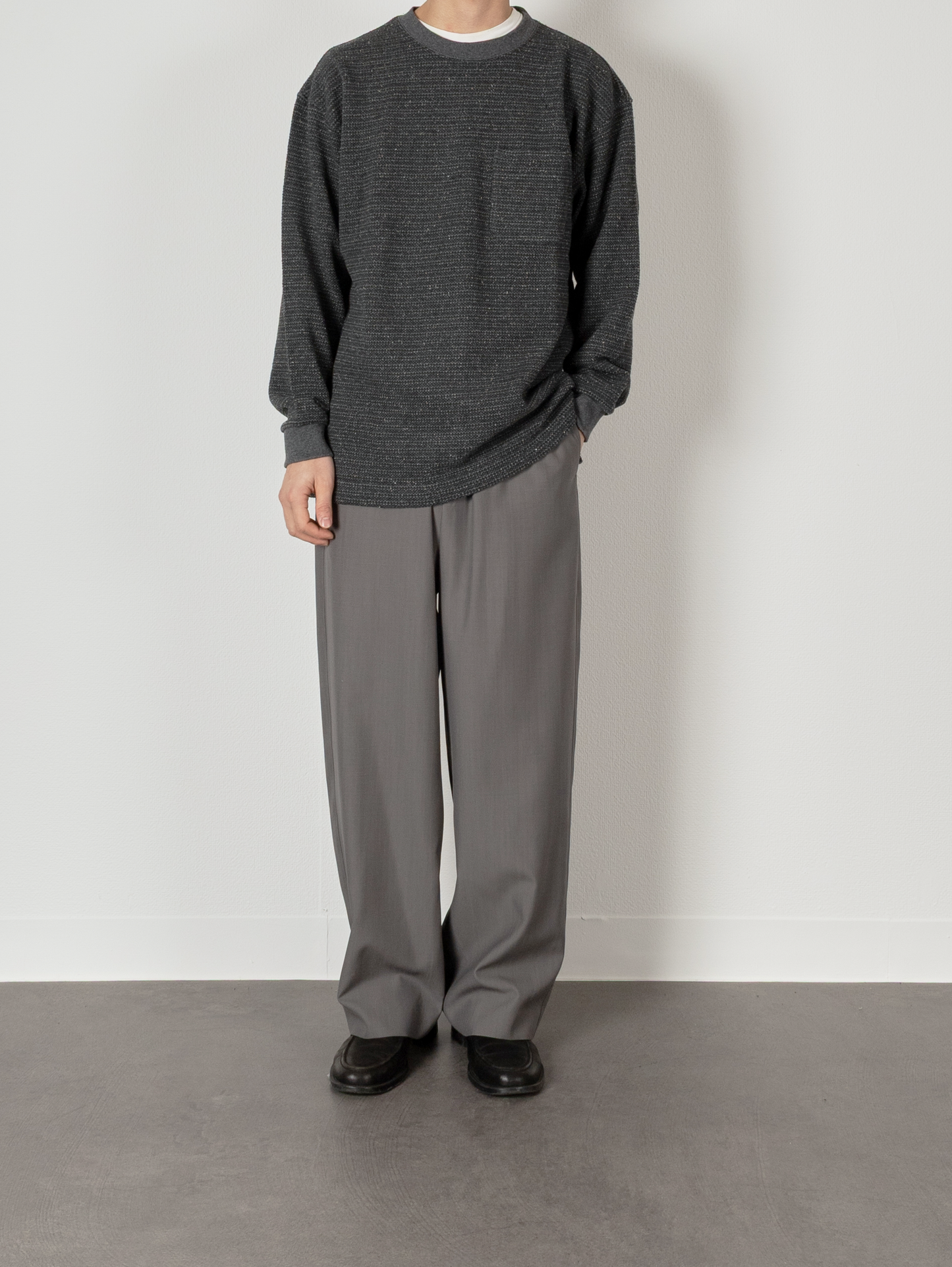 Model 176cm/62kg size M color GREEN着用