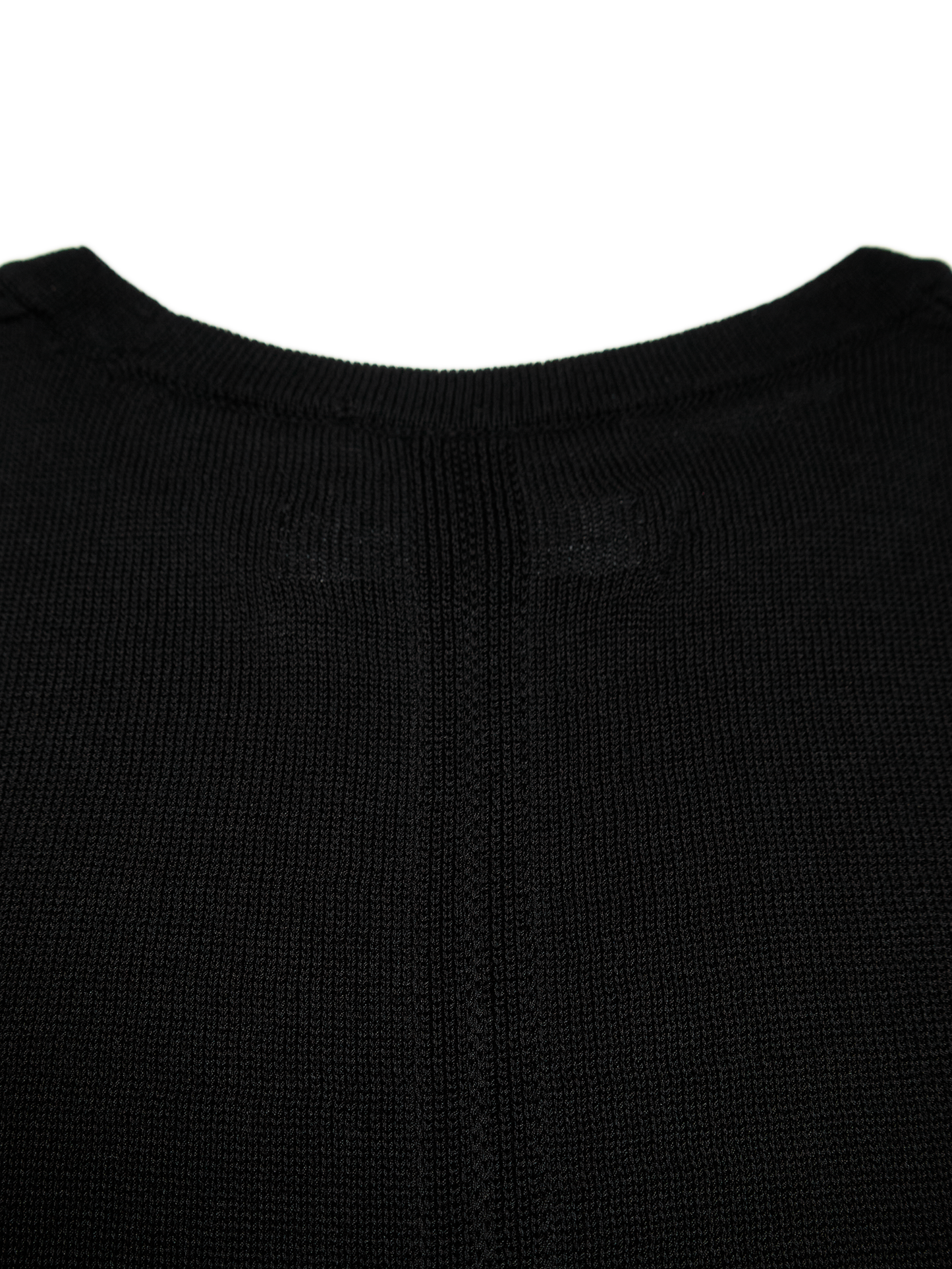 HIGH-TWIST SILK KNIT DRESS｜BLACK