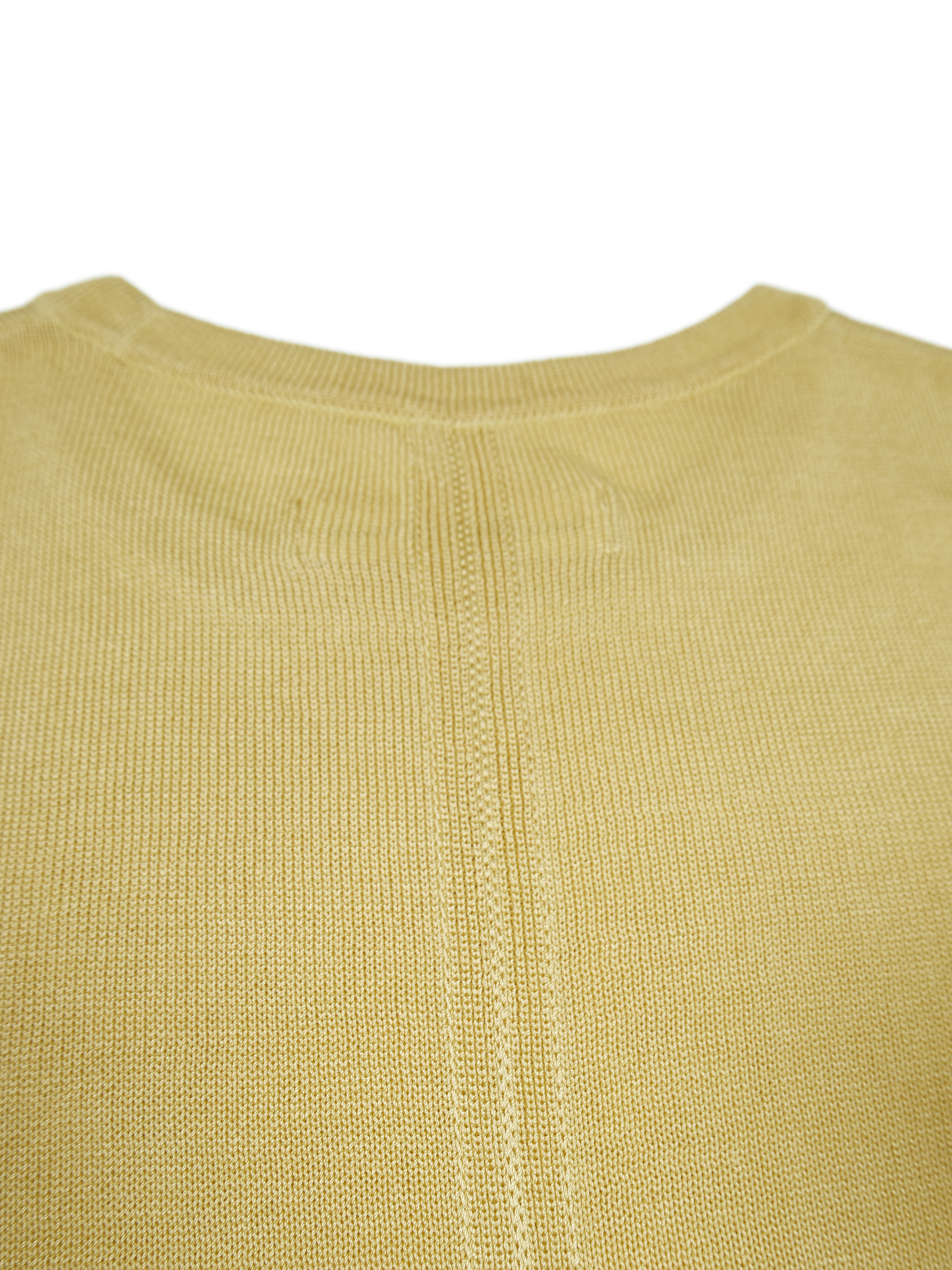HIGH-TWIST SILK KNIT DRESS｜YELLOW