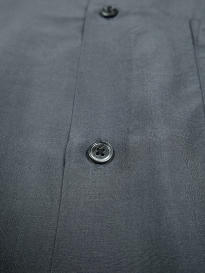 BRAZIL SILK SHIRTS｜SLATE BLUE
