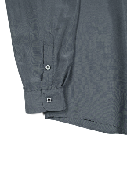 BRAZIL SILK SHIRTS｜SLATE BLUE