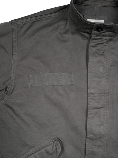 GARMENT DYED FINX/ZIMBABWE COTTON M-65 FISHTAIL COAT｜GRAY