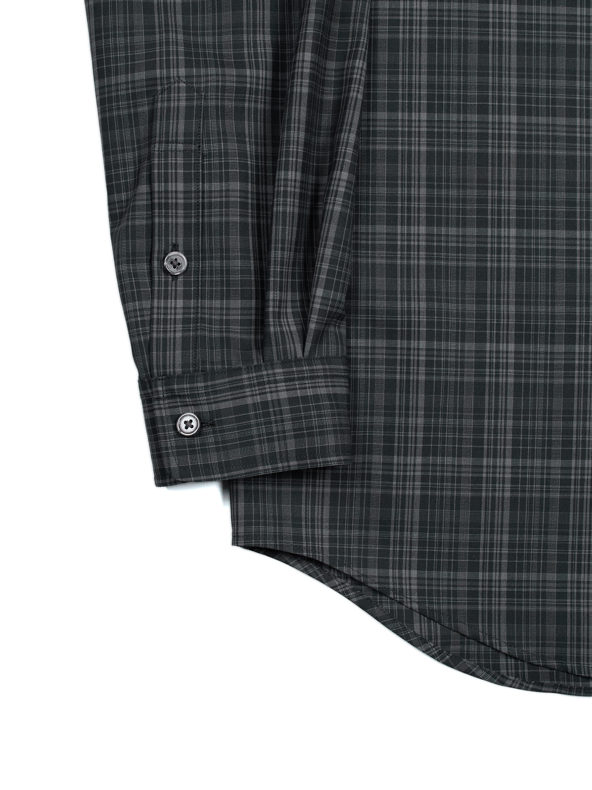 Super180's WORSTED WOOL CHECK SHIRTS|CHARCOAL CHECK – Cornier Super180's WORSTED WOOL CHECK SHIRTS|CHARCOAL CHECK – Cornier