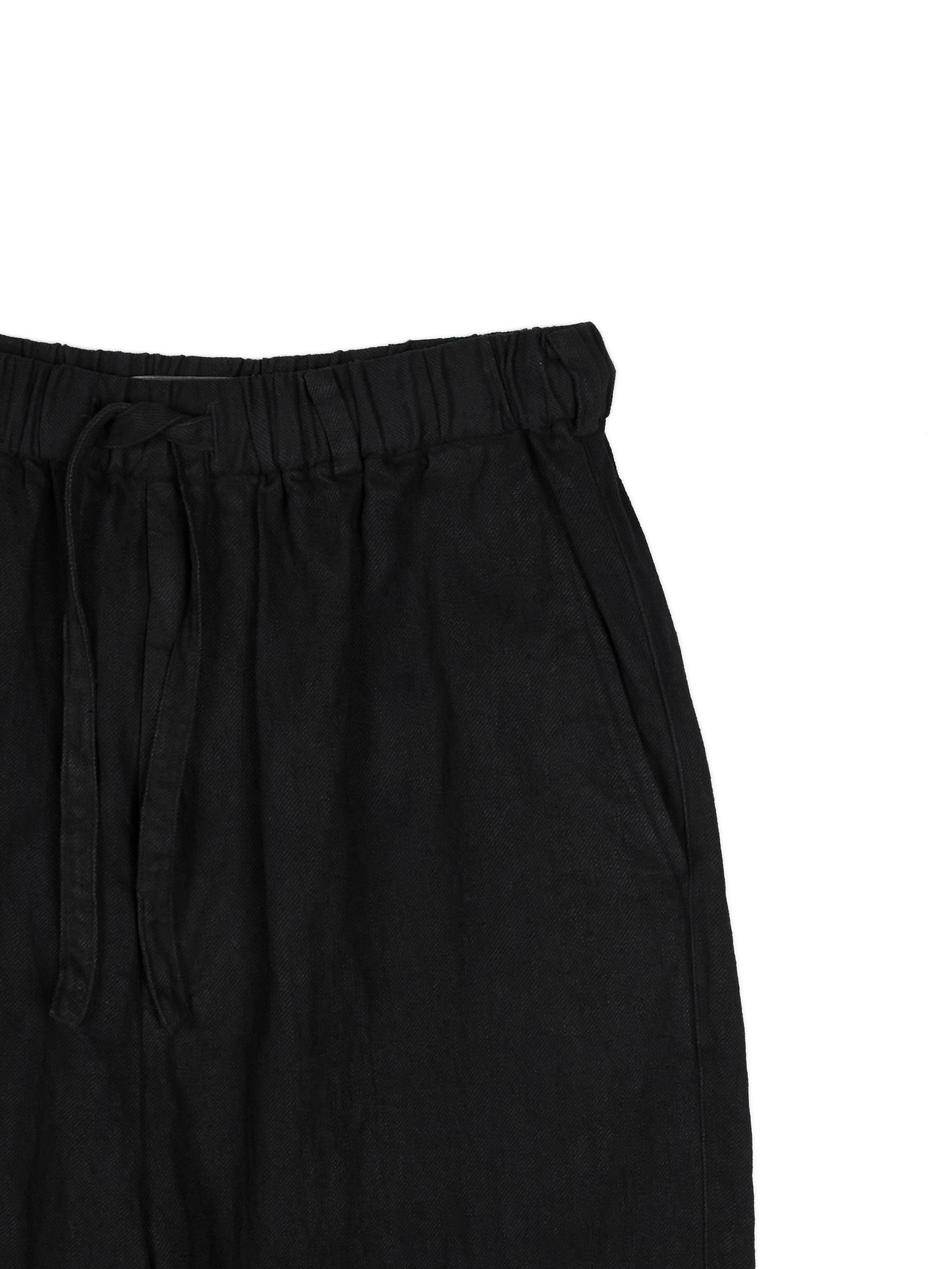 DOROZOME LINEN TWILL EASY PANTS｜INDIGO MUD