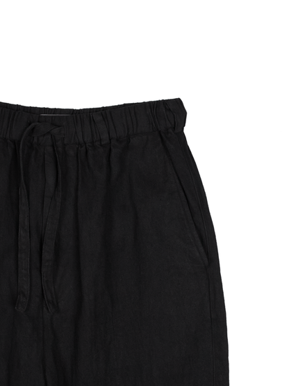 DOROZOME LINEN TWILL EASY PANTS｜INDIGO MUD