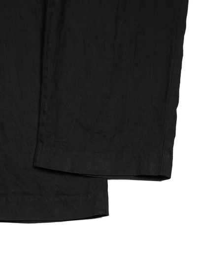 DOROZOME LINEN TWILL EASY PANTS｜INDIGO MUD