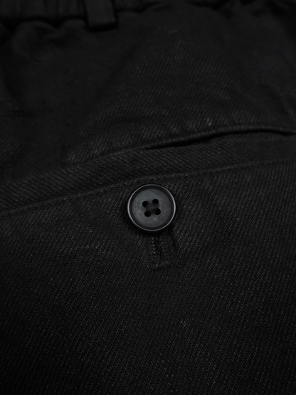 DOROZOME LINEN TWILL EASY PANTS｜INDIGO MUD