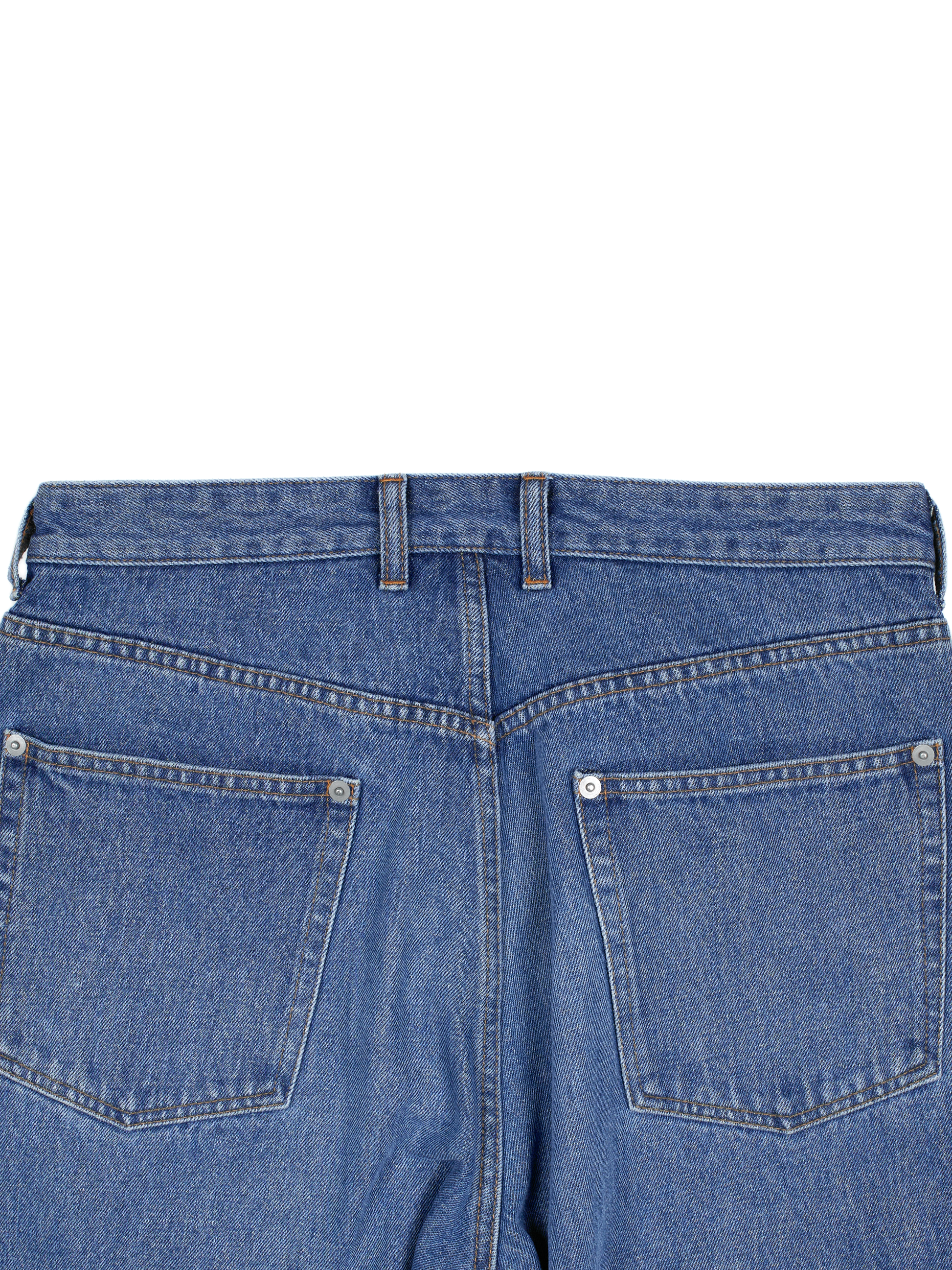 SILK/COTTON VINTAGE DENIM PANTS|BLUE – Cornier SILK/COTTON VINTAGE DENIM PANTS|BLUE – Cornier