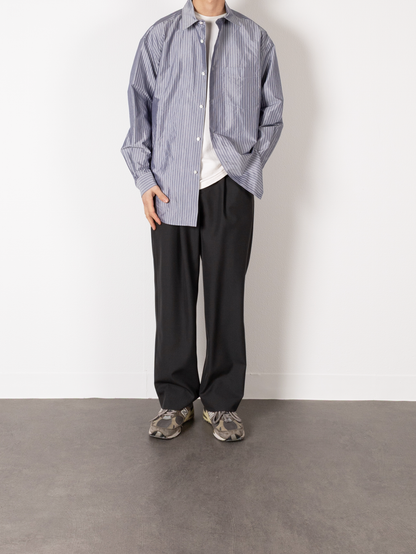 Model 176cm/62kg size L color BLUE 着用