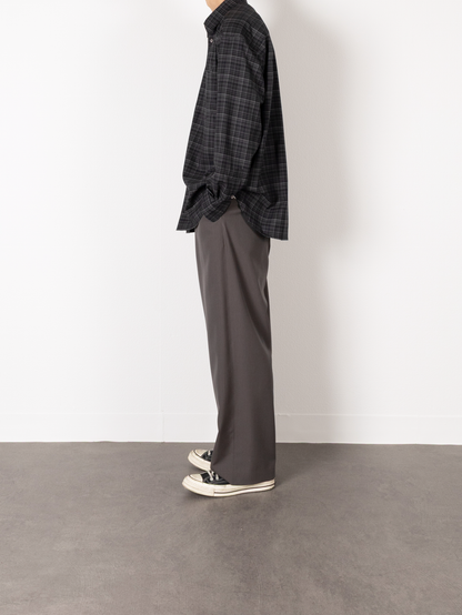 Super180's WORSTED WOOL CHECK SHIRTS|BLACK CHECK – Cornier Super180's WORSTED WOOL CHECK SHIRTS|BLACK CHECK – Cornier