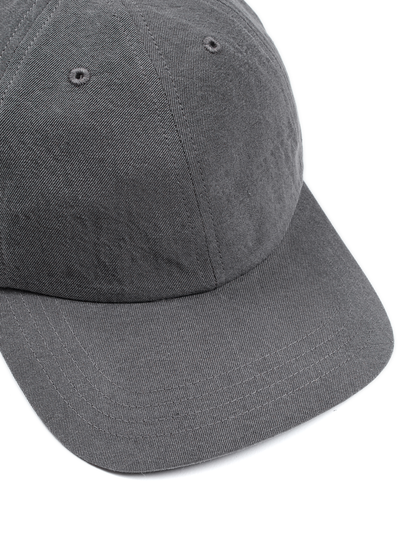 SILK/LINEN FADED GABARDINE CAP｜HAZE GRAY