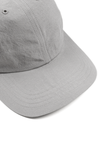 SILK/LINEN FADED GABARDINE CAP｜ICE GRAY