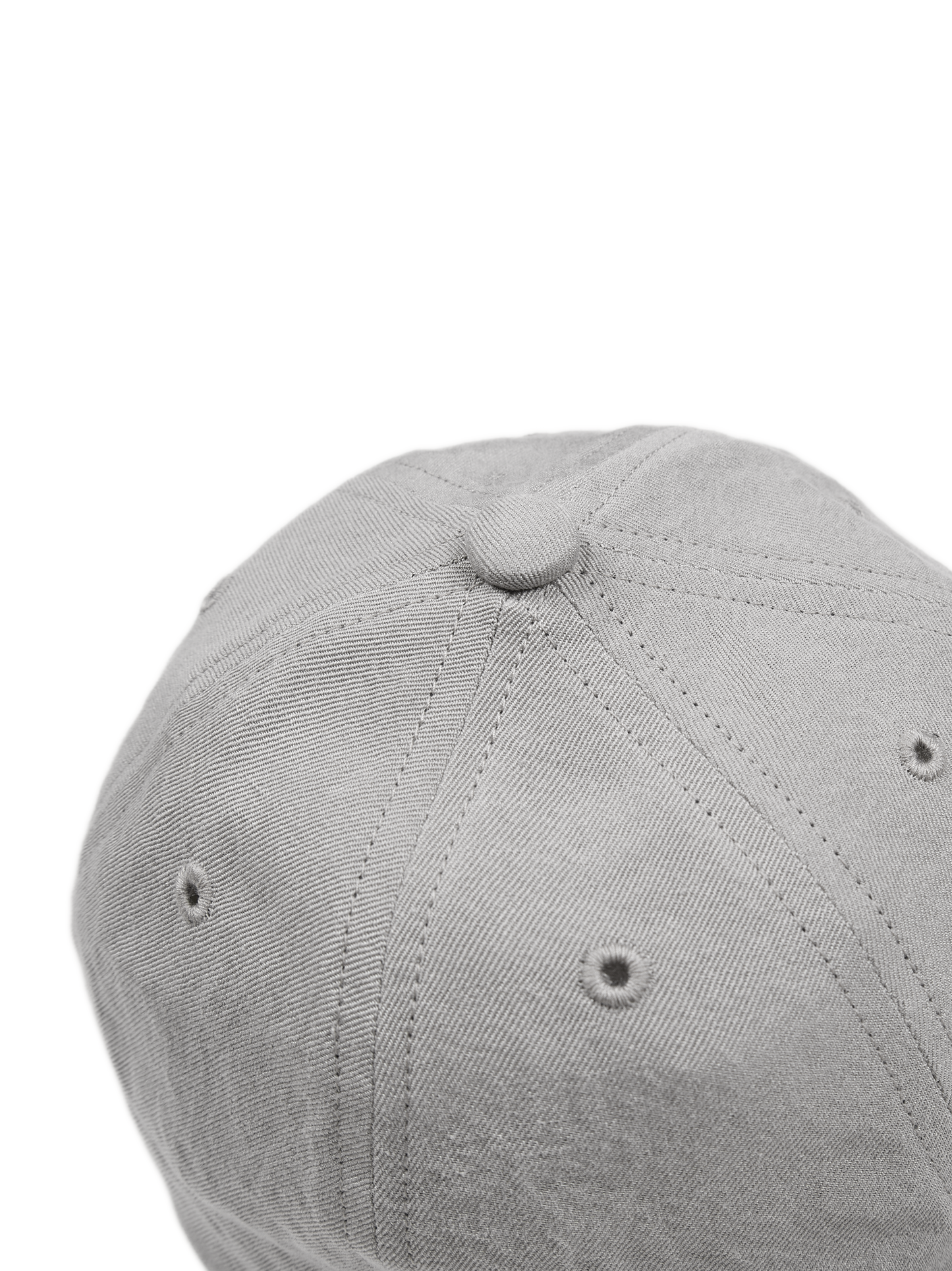 SILK/LINEN FADED GABARDINE CAP｜ICE GRAY