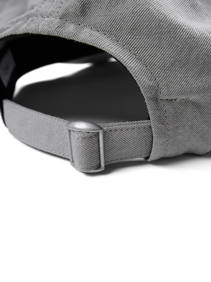SILK/LINEN FADED GABARDINE CAP｜ICE GRAY