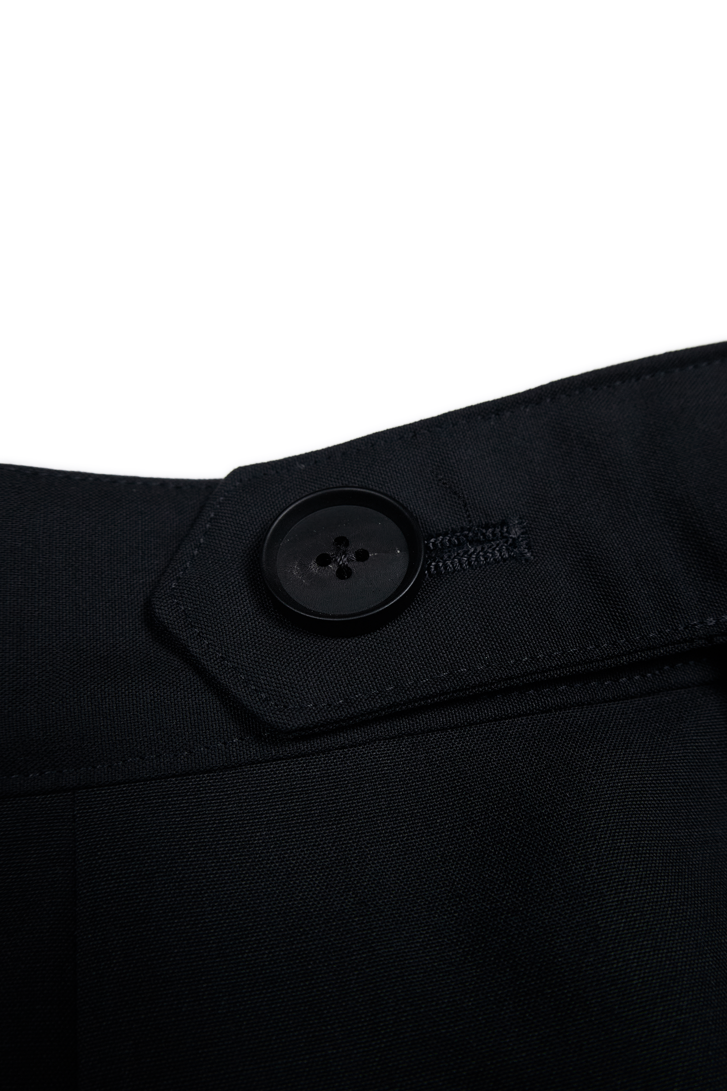 Super130's WORSTED WOOL TROPICAL SKIRT｜DARK NAVY