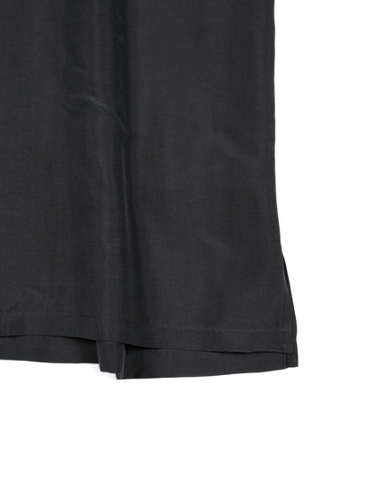 BRAZIL SILK HALF SLEEVE SHIRTS｜FADED BLACK