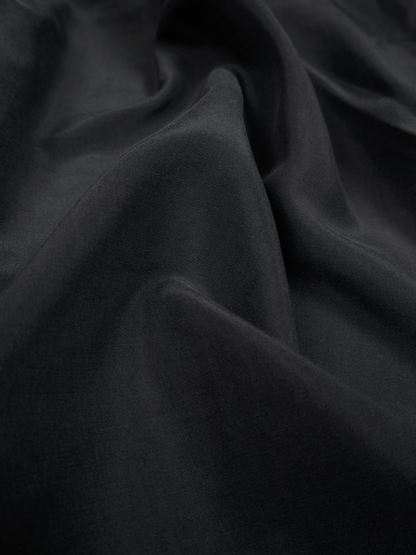 BRAZIL SILK HALF SLEEVE SHIRTS｜FADED BLACK