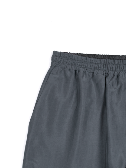 BRAZIL SILK SHORT PANTS｜SLATE BLUE