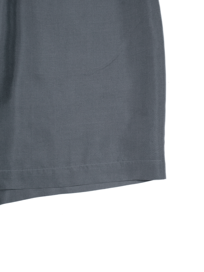 BRAZIL SILK SHORT PANTS｜SLATE BLUE