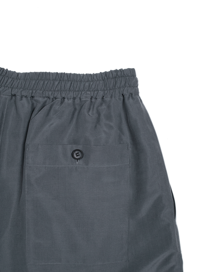 BRAZIL SILK SHORT PANTS｜SLATE BLUE