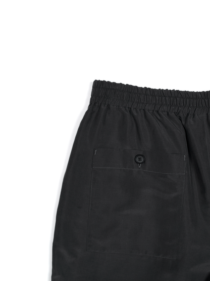 BRAZIL SILK SHORT PANTS｜FADED BLACK