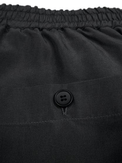 BRAZIL SILK SHORT PANTS｜FADED BLACK