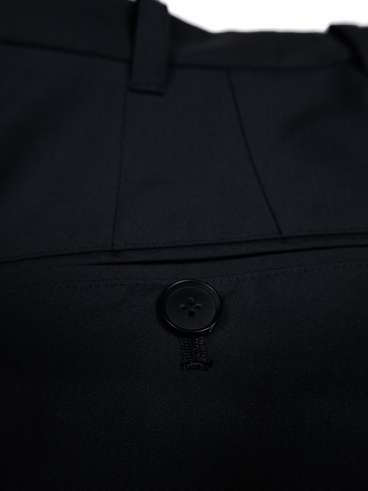Super130's WORSTED WOOL TROPICAL SLACKS for WOMEN｜DARK NAVY