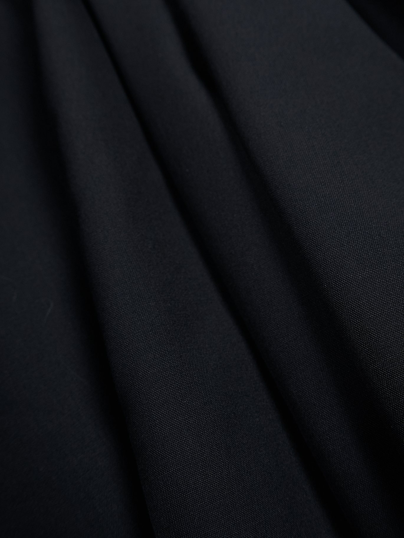 Super130's WORSTED WOOL TROPICAL SLACKS for WOMEN｜DARK NAVY