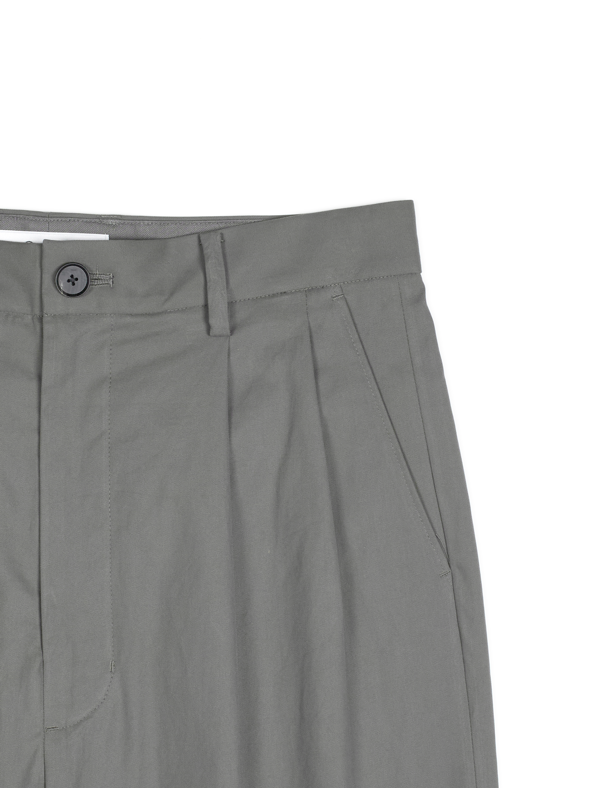FINX COTTON VOILE LIGHT CHINO WIDE PANTS|GRAY – Cornier FINX COTTON VOILE LIGHT CHINO WIDE PANTS|GRAY – Cornier