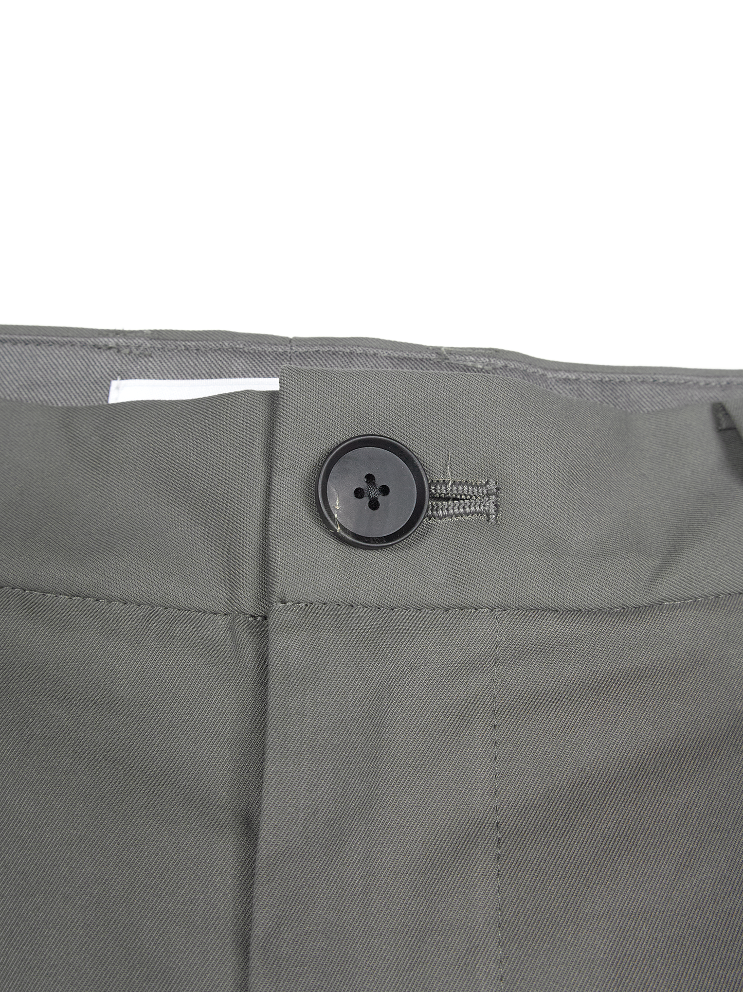 FINX COTTON VOILE LIGHT CHINO WIDE PANTS｜GRAY
