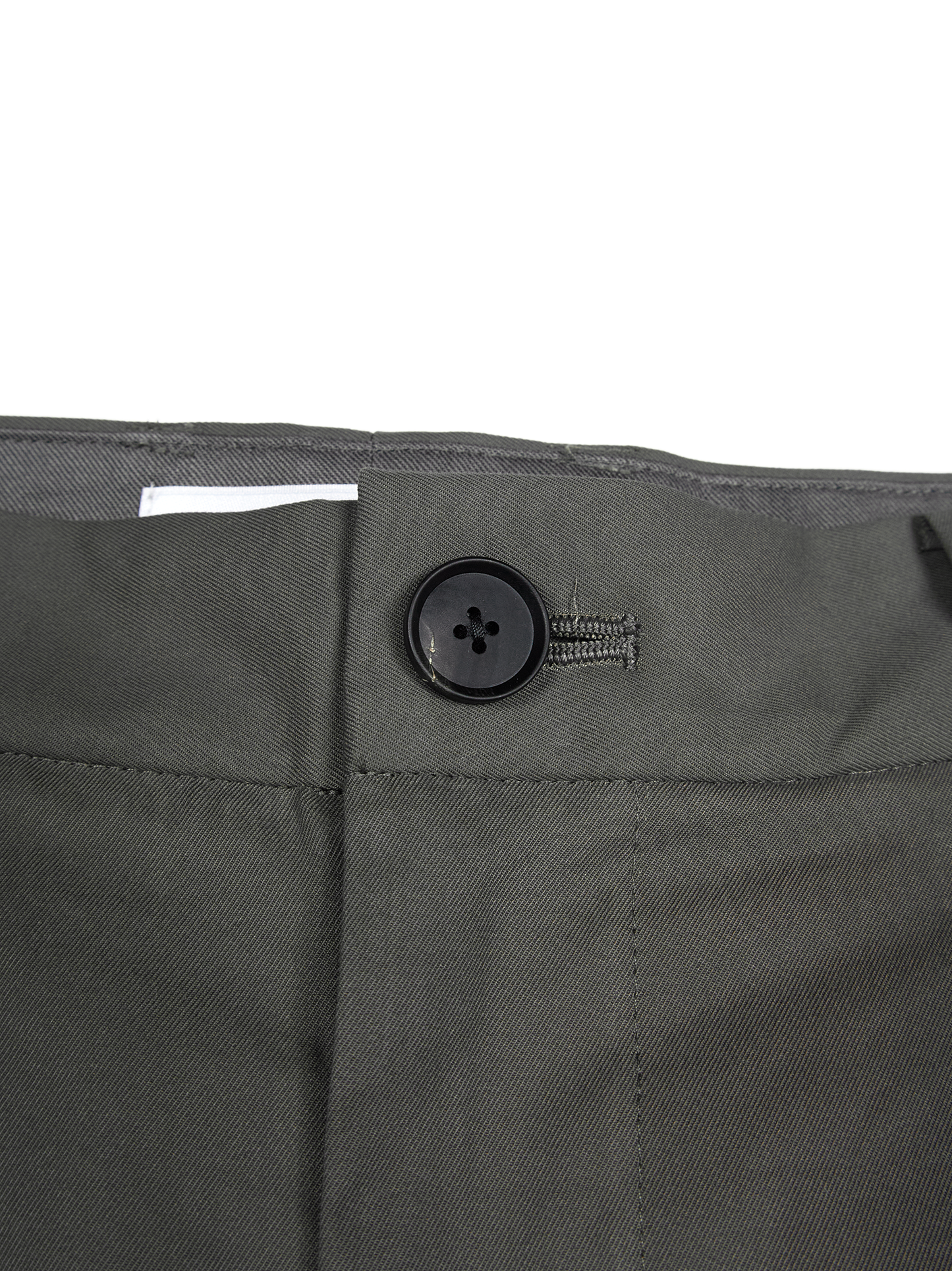 FINX COTTON VOILE LIGHT CHINO WIDE PANTS｜GRAY