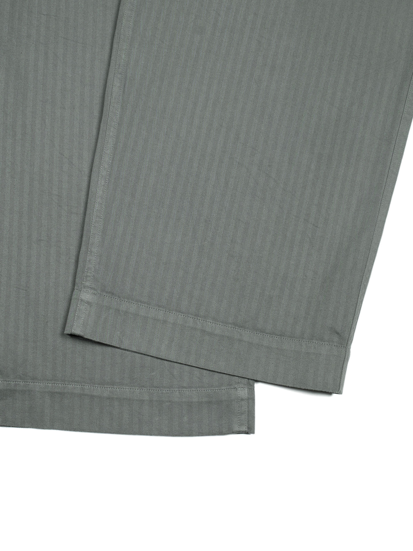 GARMENT DYED FINX COTTON HBT MECHANIC PANTS｜FOG KHAKI