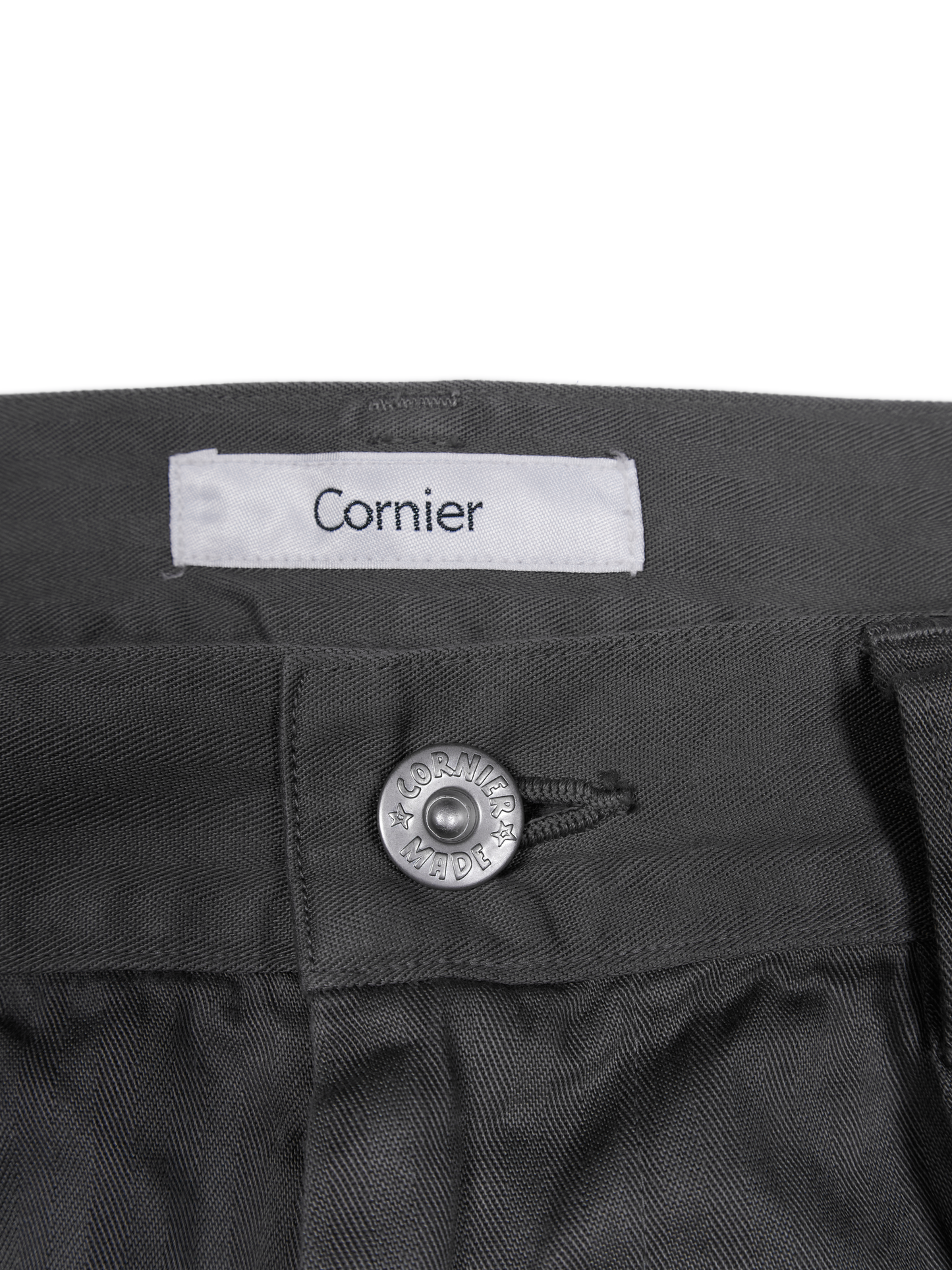 GARMENT DYED FINX COTTON HBT MECHANIC PANTS｜GREIGE