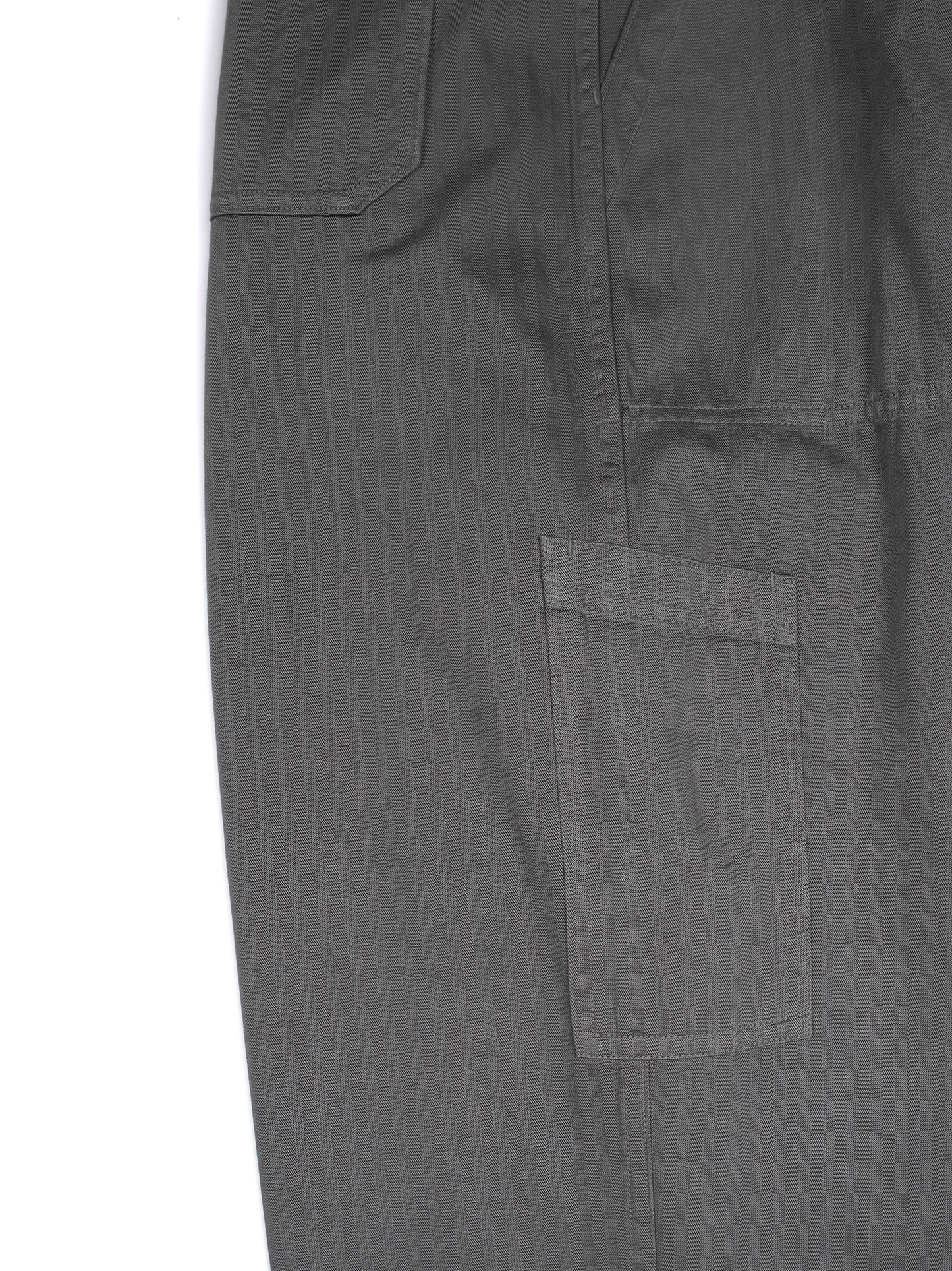 GARMENT DYED FINX COTTON HBT MECHANIC PANTS｜GREIGE