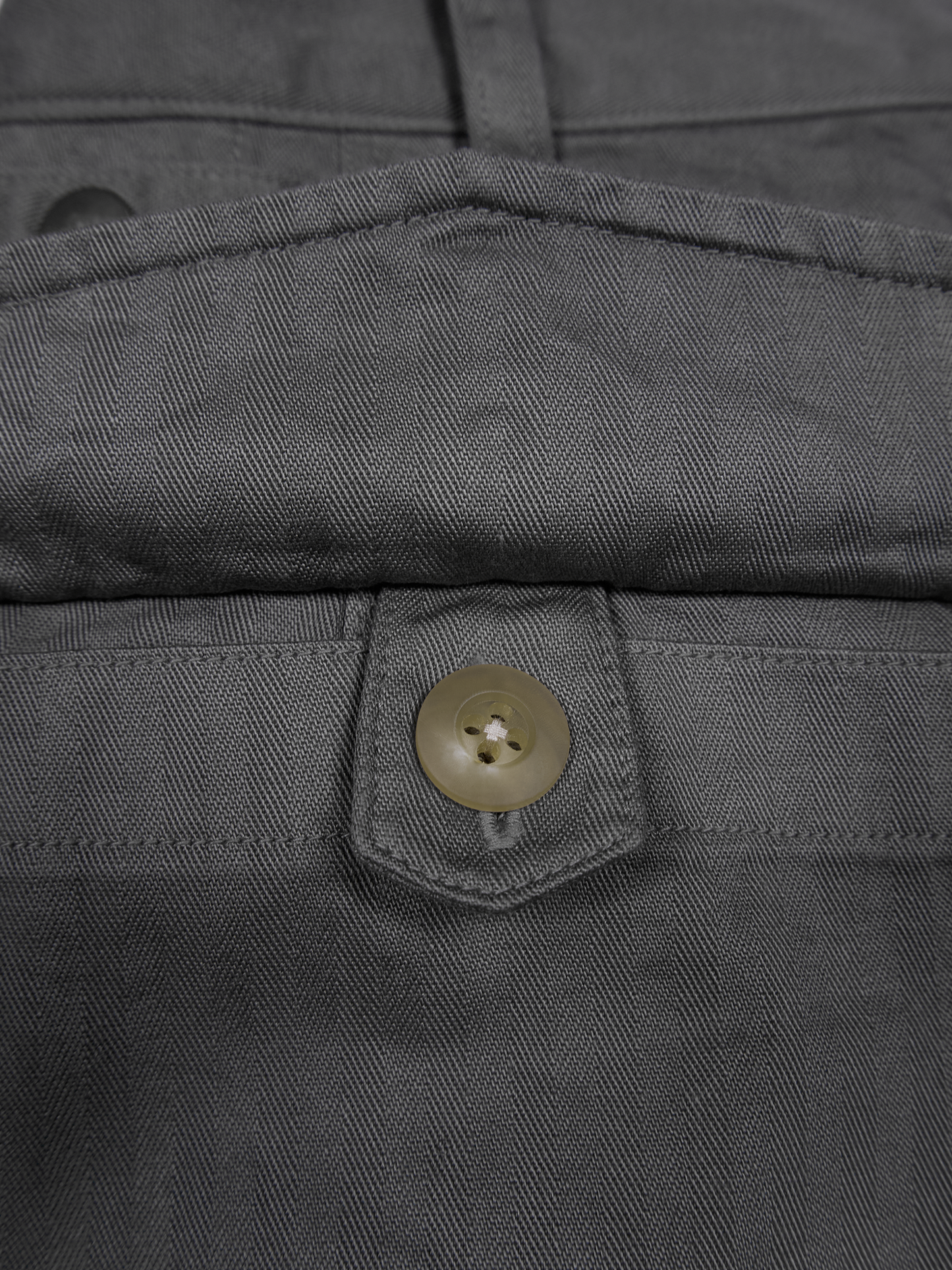 GARMENT DYED FINX COTTON HBT MECHANIC PANTS｜GREIGE